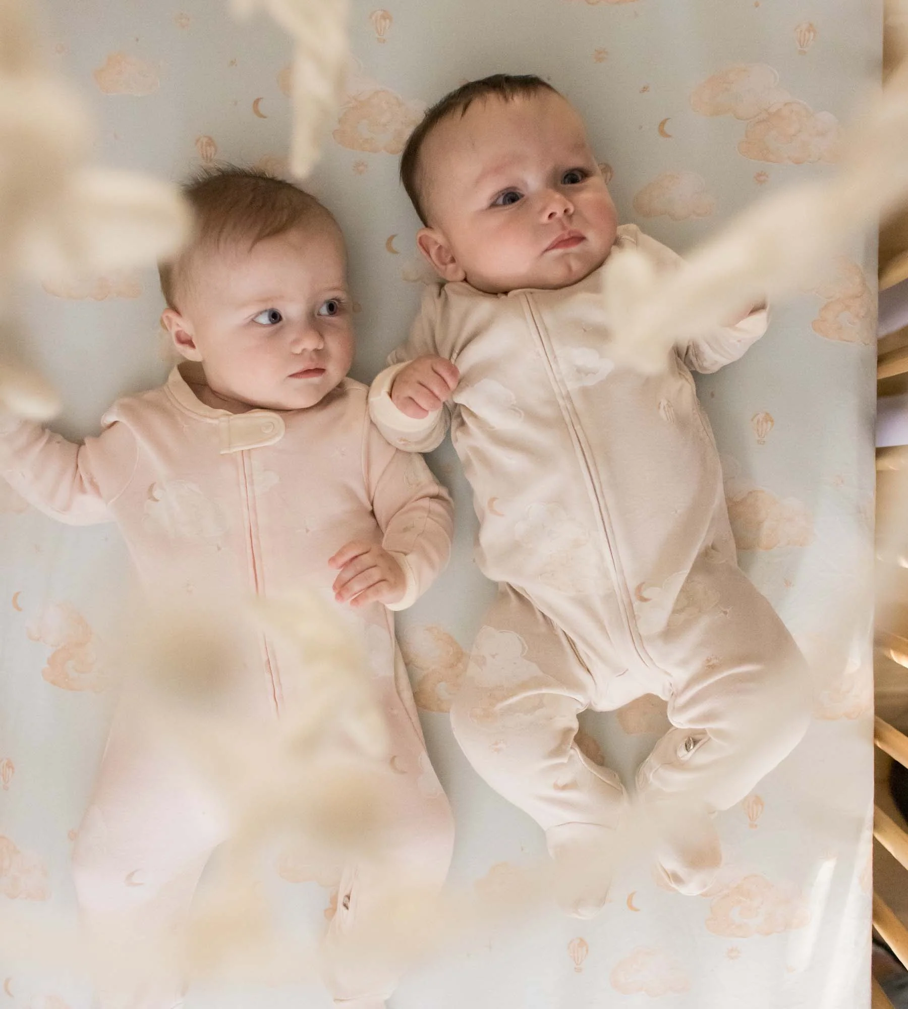 Good Night Sky Organic Cotton Sleep & Play - Ranunculus - Image 8