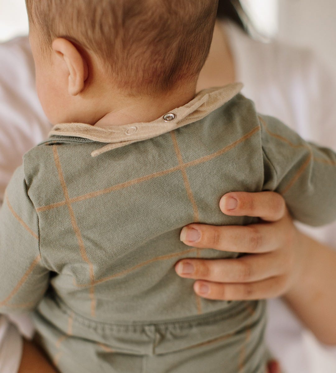 Organic Muslin Baby Bandana Bibs - Ash - Image 8