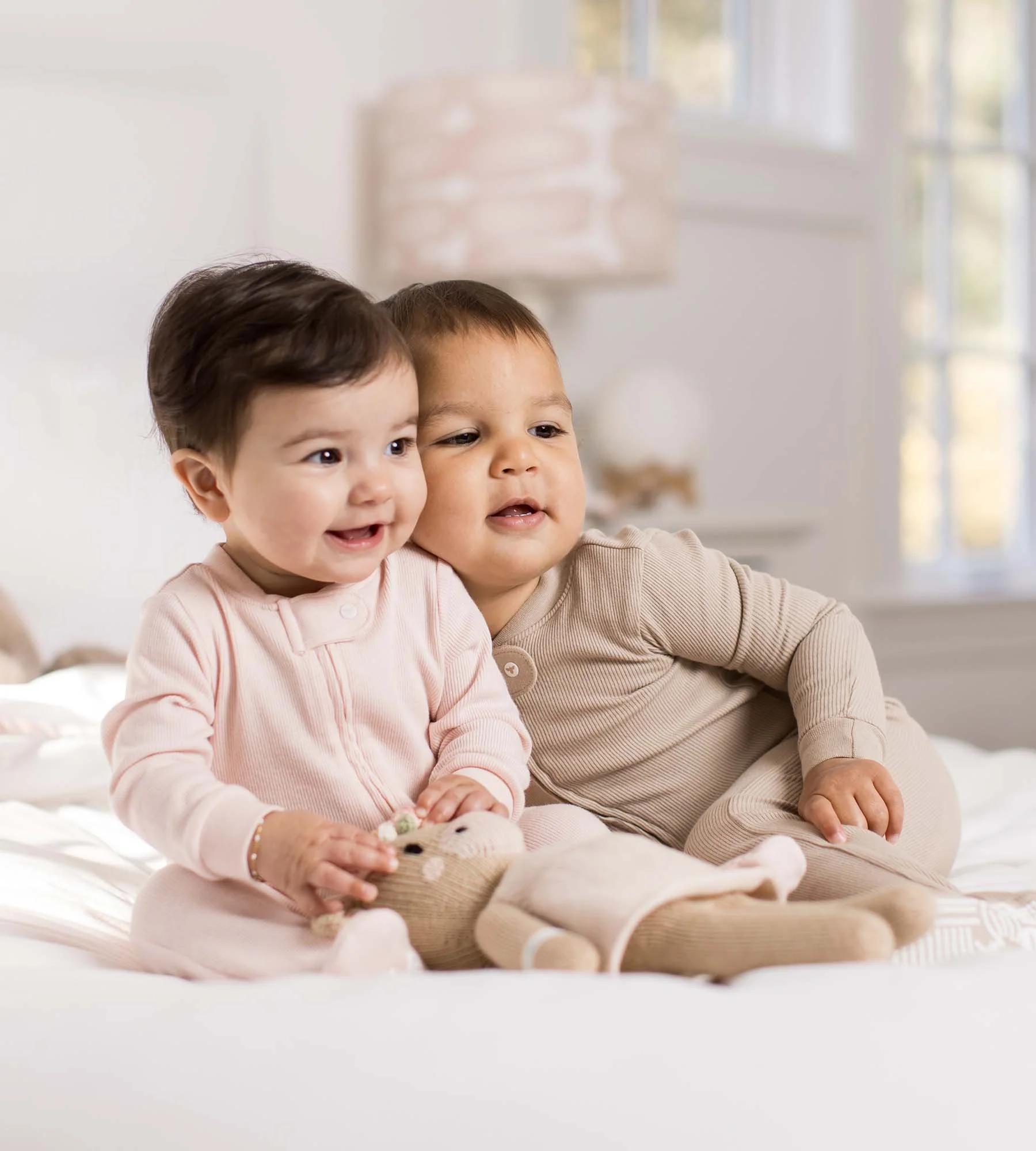 Solid Rib Organic Cotton Sleep & Play - Hummus - Image 6